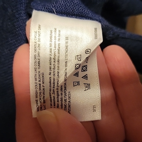 "346" Brooks Brothers Men's XL Blue sweater.  Supima 100% cotton! - Picture 4 of 4